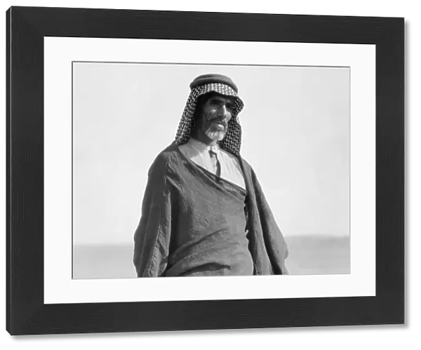 IRAQ: BEDOUIN MAN, c1932. A Bedouin man near Borsippa, Iraq. Photograph, c1932