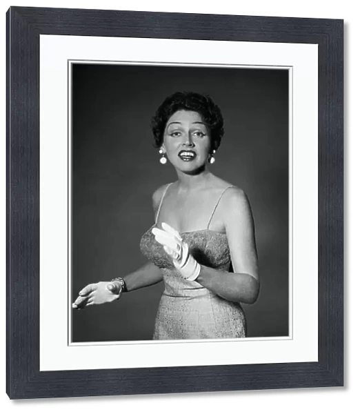 ANITA O DAY (1919-2006). American jazz singer. Photograph, 1958