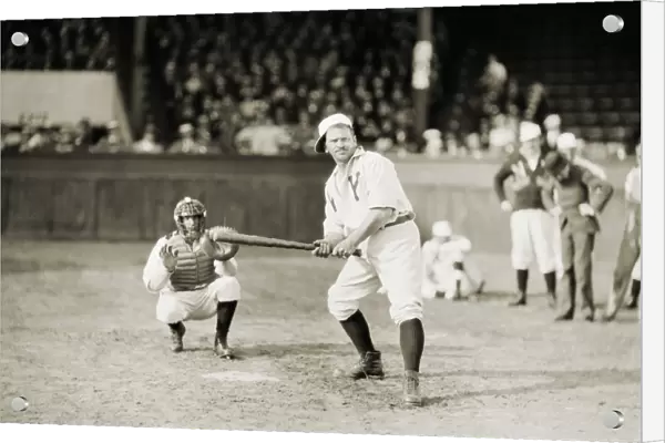 SILENT FILM STILL: SPORTS. Wallace Beery in a scene from Casey at the Bat, 1927