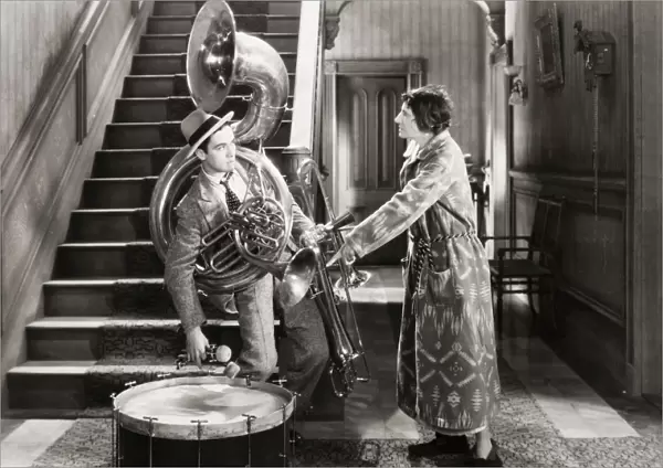 SILENT FILM STILL: MUSIC. Scene with Charles Buddy Rogers