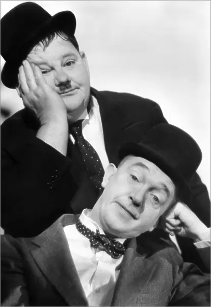 LAUREL AND HARDY, 1939. Publicity still from the motion picture Flying Deuces, 1939