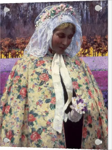 HITCHCOCK: THE BRIDE, 1900. George Hitchcock: The Bride. Oil on canvas, c1900