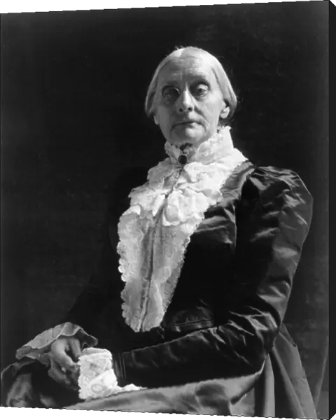 SUSAN B. ANTHONY (1820-1906). American womans suffrage advocate. Photographed by Frances Benjamin Johnston, c1890-1910