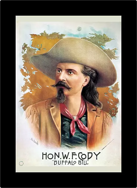 BUFFALO BILL CODY, c1888. Lithograph poster