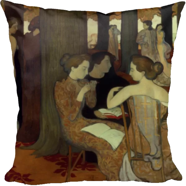 DENIS: MUSES, 1893. The Muses. Oil on canvas by Maurice Denis, 1893