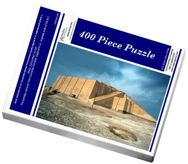 IRAQ: ZIGGURAT IN UR. The partially restored Third Sumerian Dynasty ziggurat in Ur, originally built c2100 B. C