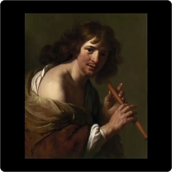 MOREELSE: FLUTE PLAYER. The Flute Player by Paulus Moreelse. Oil painting, 1636