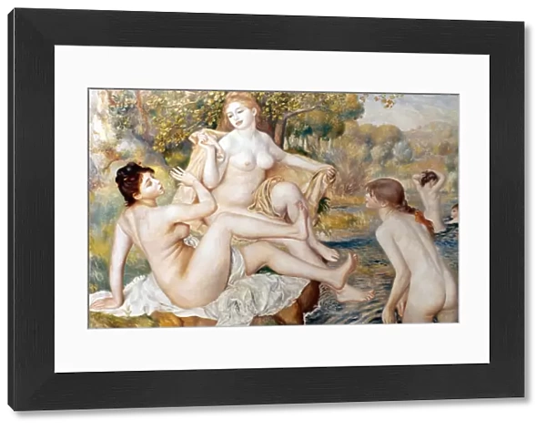 RENOIR: BATHERS, 1884-87. Pierre Auguste Renoir: The Bathers. Oil on canvas, 1884-87