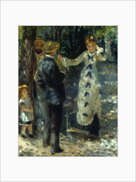 RENOIR: SWING, 1876. Pierre Auguste Renoir: The Swing. Oil on canvas, 1876