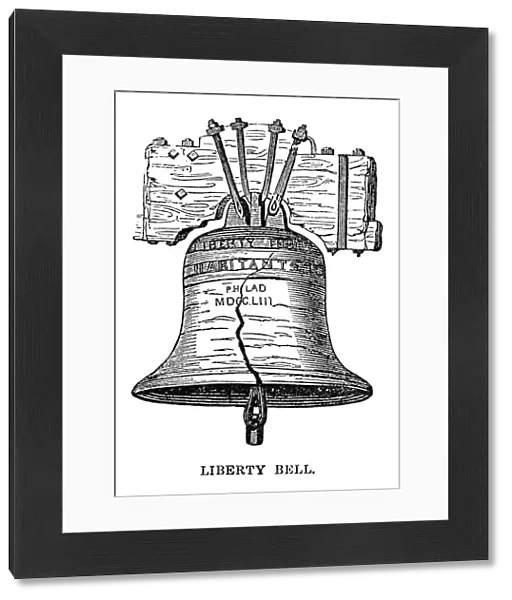 PHILADELPHIA: LIBERTY BELL. Liberty Bell at Independence Hall, Philadelphia, Pennsylvania
