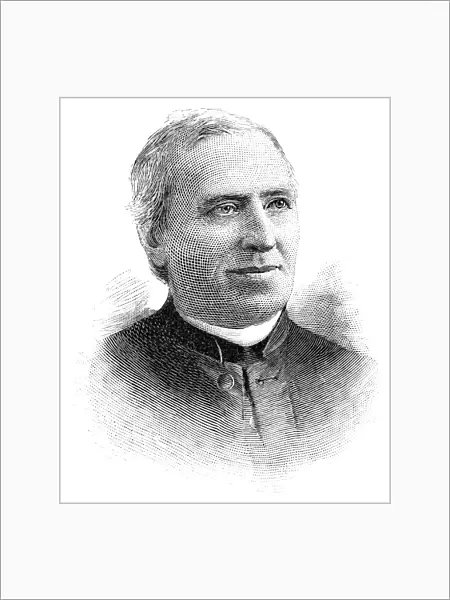 JOHN IRELAND (1838-1918). American Roman Catholic prelate and archbishop of St. Paul, Minnesota. Wood engraving, 1893