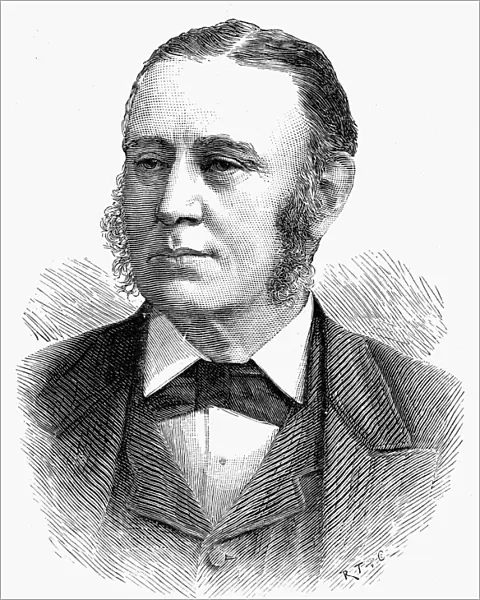 JOHN DIXON (1835-1891). English civil engineer. Wood engraving, English, 1891