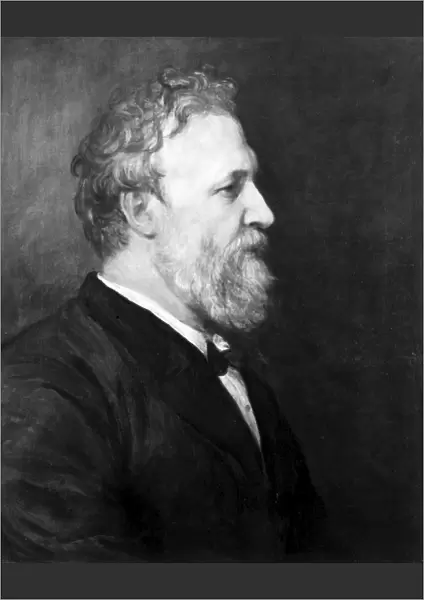 ROBERT BROWNING (1812-1889). English poet. Oil on canvas, 1866, by George Frederic Watts