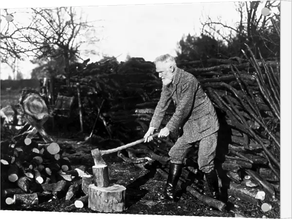 GEORGE BERNARD SHAW (1856-1950). Irish man of letters