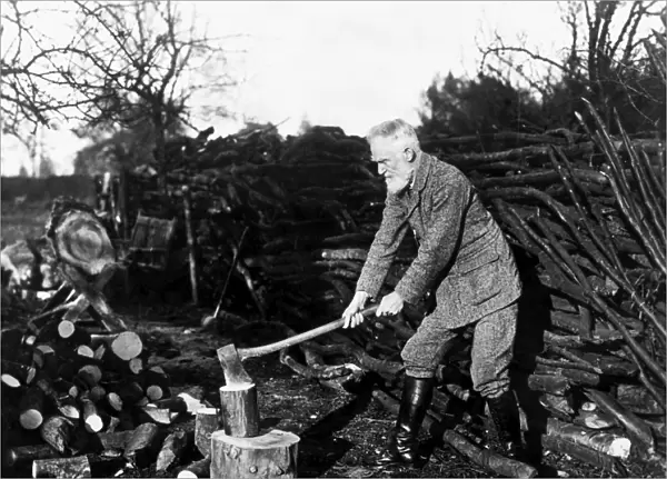 GEORGE BERNARD SHAW (1856-1950). Irish man of letters
