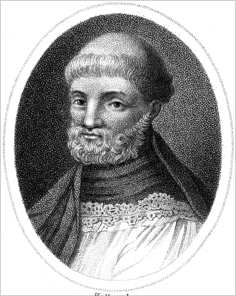 JEAN FROISSART (1333?-1400). French chronicler. Stipple engraving, English, 1820
