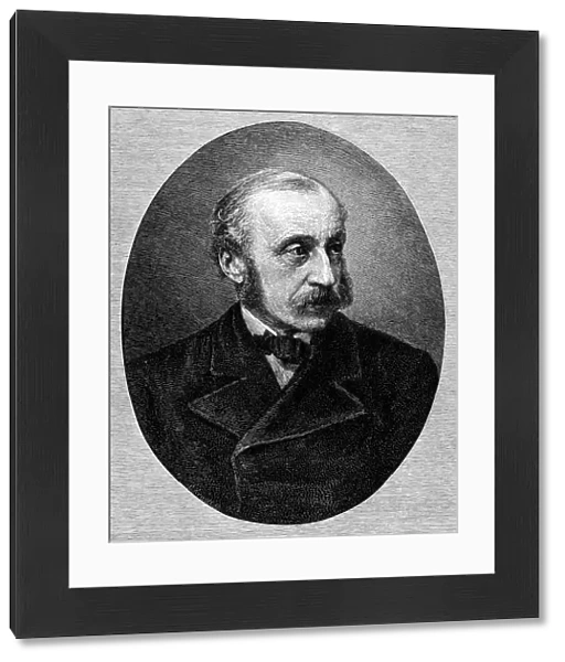 CHARLES ELIOT NORTON (1827-1908). American author and educator. Wood engraving, 19th century