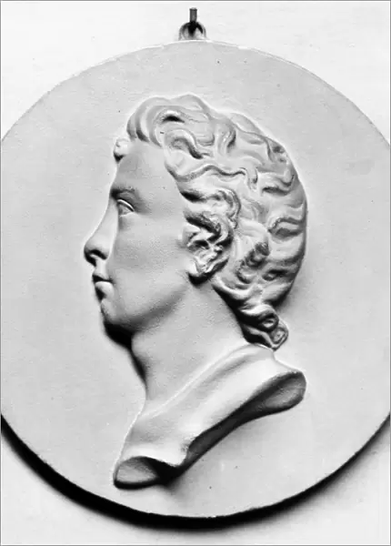PERCY BYSSHE SHELLEY (1792-1822). English poet. Plaster cast of a medallion attributed to Marianne Leigh Hunt