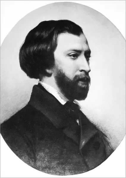 ALFRED DE MUSSET (1810-1857). French poet. Pastel by Charles Landelle