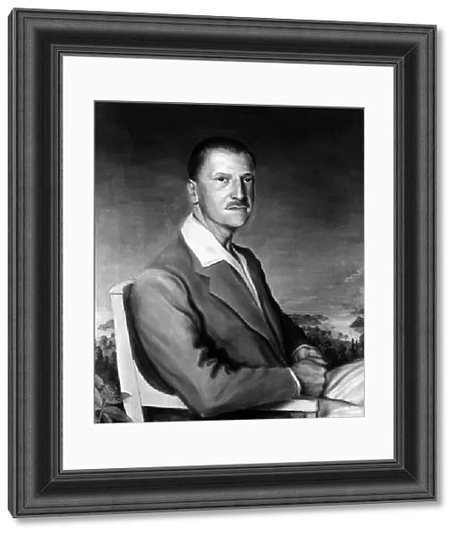 WILLIAM SOMERSET MAUGHAM (1874-1965). English novelist and playwright. Oil on canvas by Philip Steegman, 1931