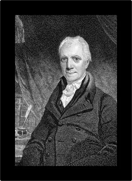 GEORGE CRABBE (1754-1832). English cleric and poet. Stipple engraving, English, 1819