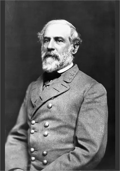 ROBERT E. LEE (1807-1870). American Confederate general. Photographed at Richmond, Virginia, in 1863 by Julian Vannerson