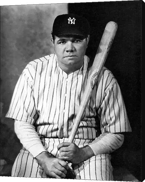 GEORGE H. RUTH (1895-1948). Known as Babe Ruth. American professional baseball player. Photographed in the 1920s by Nickolas Muray