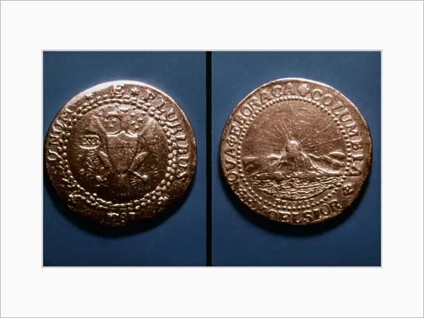 United States gold doubloon by Ephraim Brasher, 1787