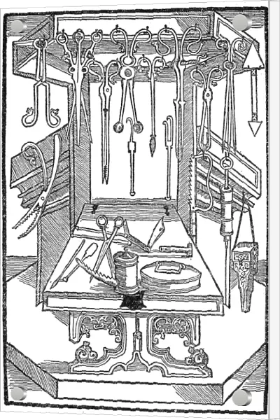 Woodcut from a 15th-century German treatise on surgery