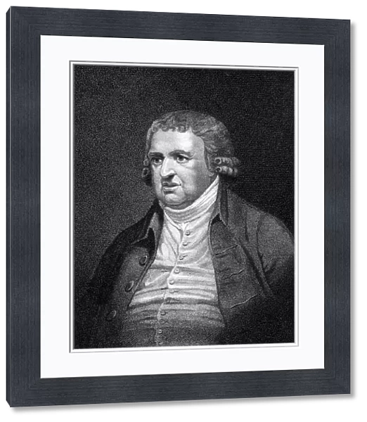 English physician and poet. Stipple engraving, English, 1807