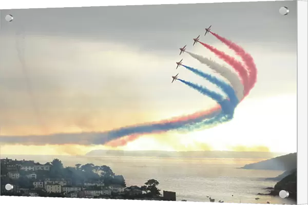 Red Arrows at Fowey
