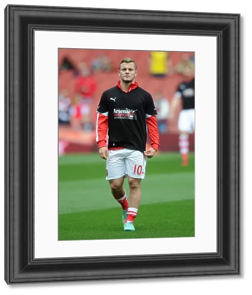 Jack Wilshere (Arsenal) in his Arsenal for Everyone T Shirt. Arsenal 2: 2 Hull City