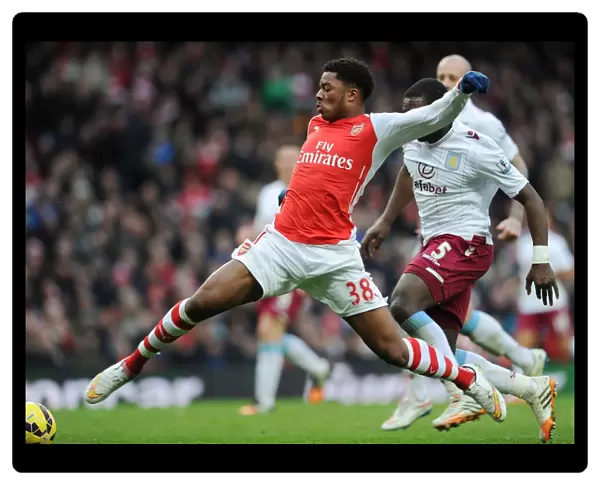 Chuba Akpom in Action: Arsenal vs Aston Villa, Premier League 2014-15