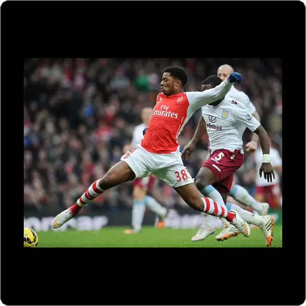 Chuba Akpom in Action: Arsenal vs Aston Villa, Premier League 2014-15
