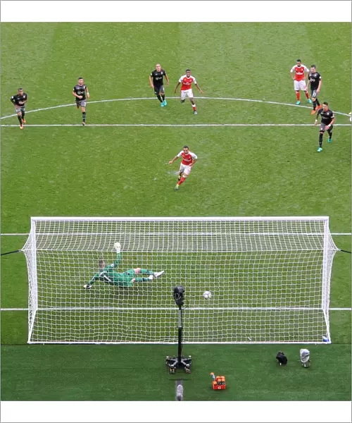 Santi Cazorla Scores Arsenal's Second Goal Against Southampton (2016-17)