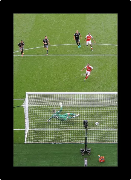 Santi Cazorla Scores Arsenal's Second Goal Against Southampton (2016-17)