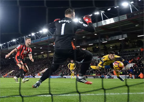 Alexis Sanchez Scores First Goal: Arsenal Triumphs over AFC Bournemouth in the 2016-17 Premier League
