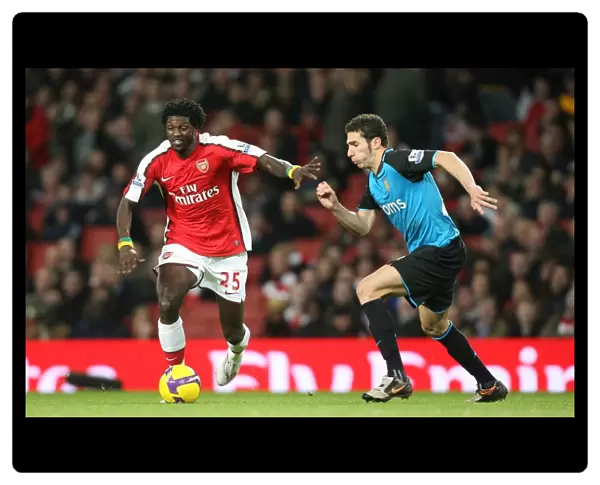 Emmanuel Adebayor (Arsenal) Carlos Cuellar (Aston Villa)
