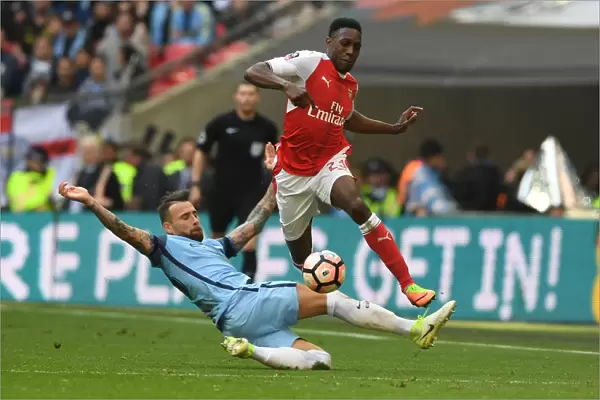 Arsenal's Danny Welbeck vs. Manchester City's Nicolas Otamendi: A FA Cup Semi-Final Showdown
