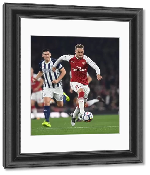 Aaron Ramsey (Arsenal). Arsenal 2: 0 West Bromwich Albion. Premier League. Emirates Stadium
