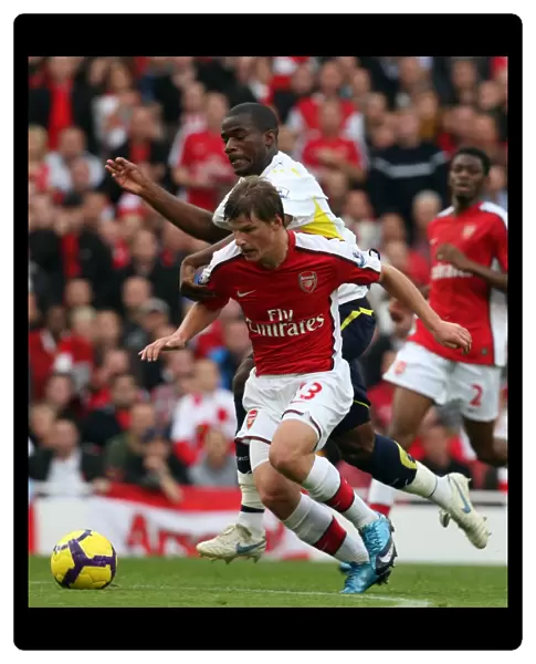 Andrey Arshavin (Arsenal) Sebastien Bassong (Tottenham)