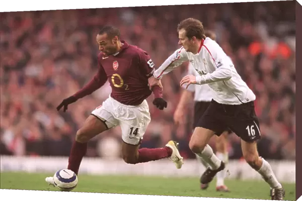 Thierry Henry (Arsenal) Dietmar Hamann (Liverpool). Arsenal 2: 1 Liverpool