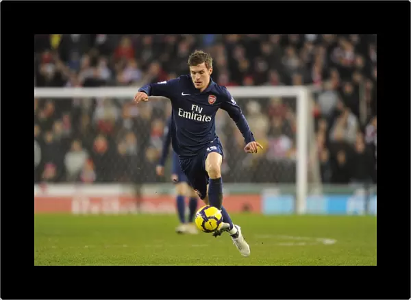 Aaron Ramsey (Arsenal). Stoke City 1: 3 Arsenal, Barclays Premier League