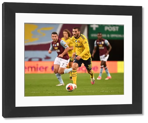 Sead Kolasinac in Action: Arsenal's Defensive Force Against Aston Villa, Premier League 2019-2020