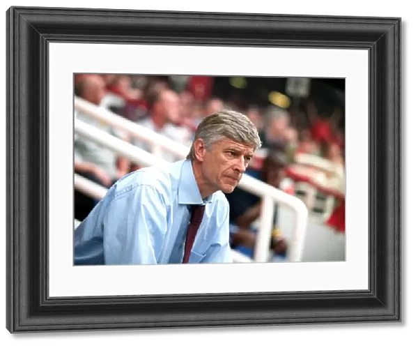 Arsene Wenger the Arsenal Manager. Arsenal 4: 2 Wigan Athletic