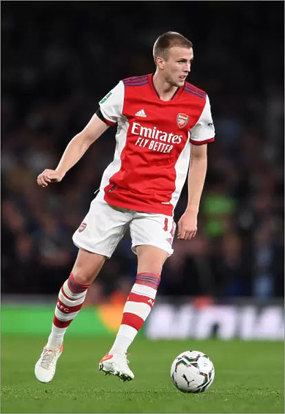 Rob Holding in Action: Arsenal's Carabao Cup Triumph over AFC Wimbledon
