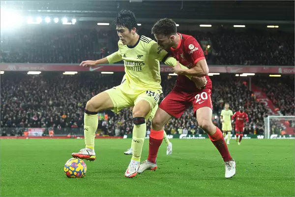 Tomiyasu vs. Jota: A Premier League Battle at Anfield