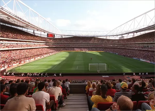 Emirates Stadium, the view from Club Level during the match