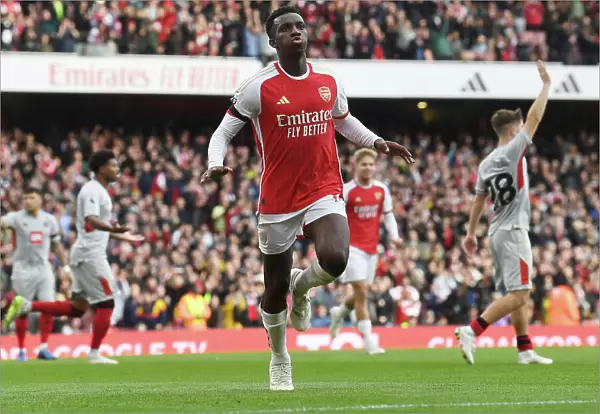 Eddie Nketiah Strikes Again: Arsenal's Winning Goal vs Sheffield United (2023-24 Premier League)
