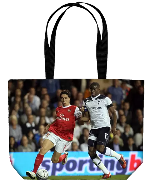Samir Nasri (Arsenal) Sebastien Bassong (Tottenham). Tottenham Hotspur 1: 4 Arsenal (aet)